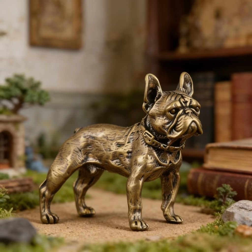 Xt Home Textiles - Modern Floor Decoration Electroplating Dog For
