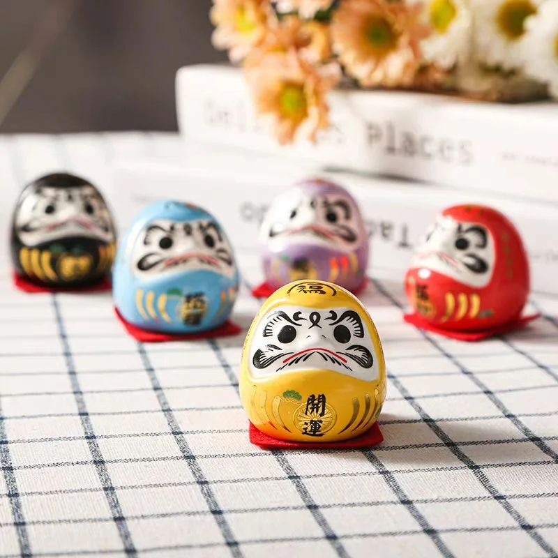 Xt Home Textiles - Japanese Ceramic Daruma Crafts Cartoon Lucky