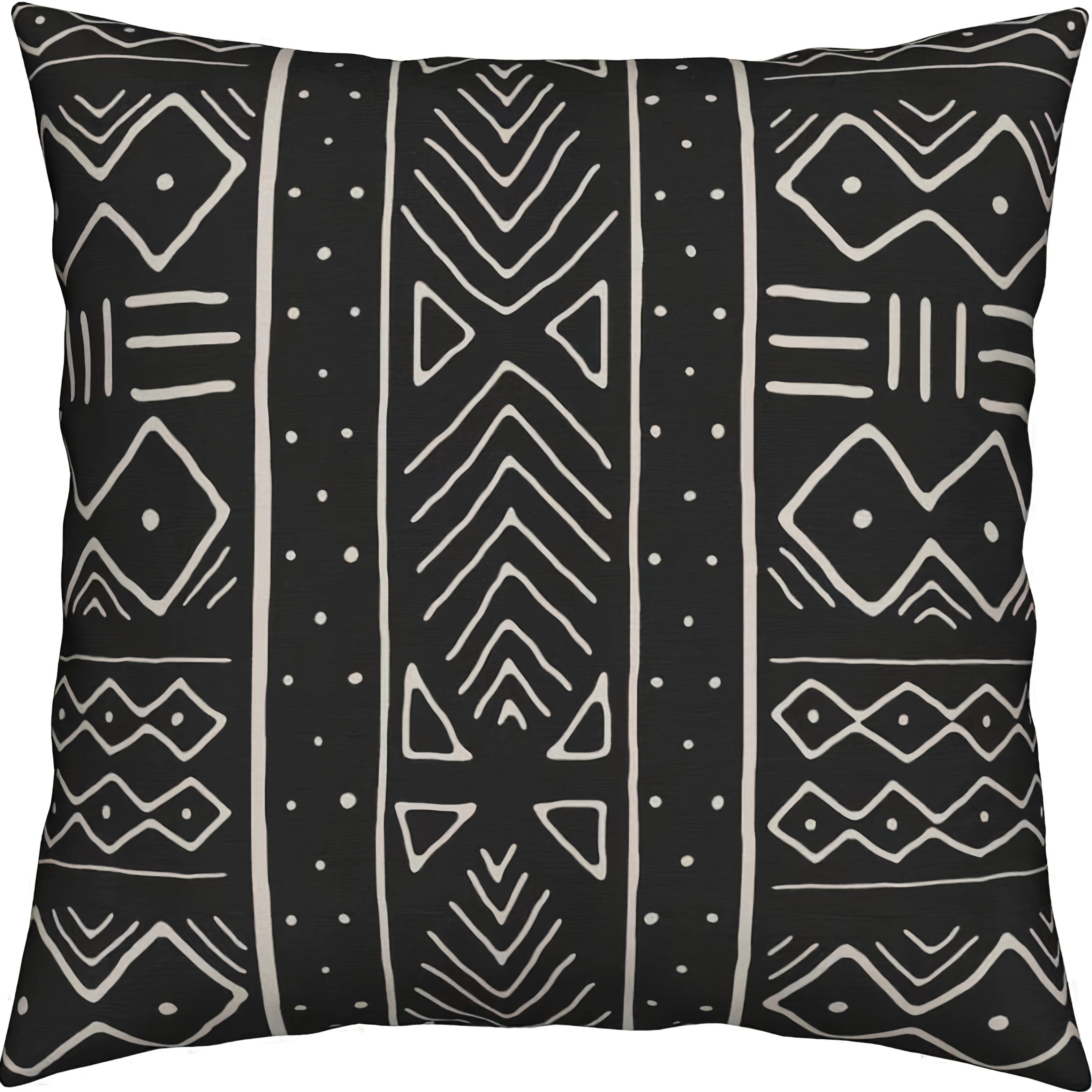 Your Home Textiles - Exotic African Motif Print Throw Pillow