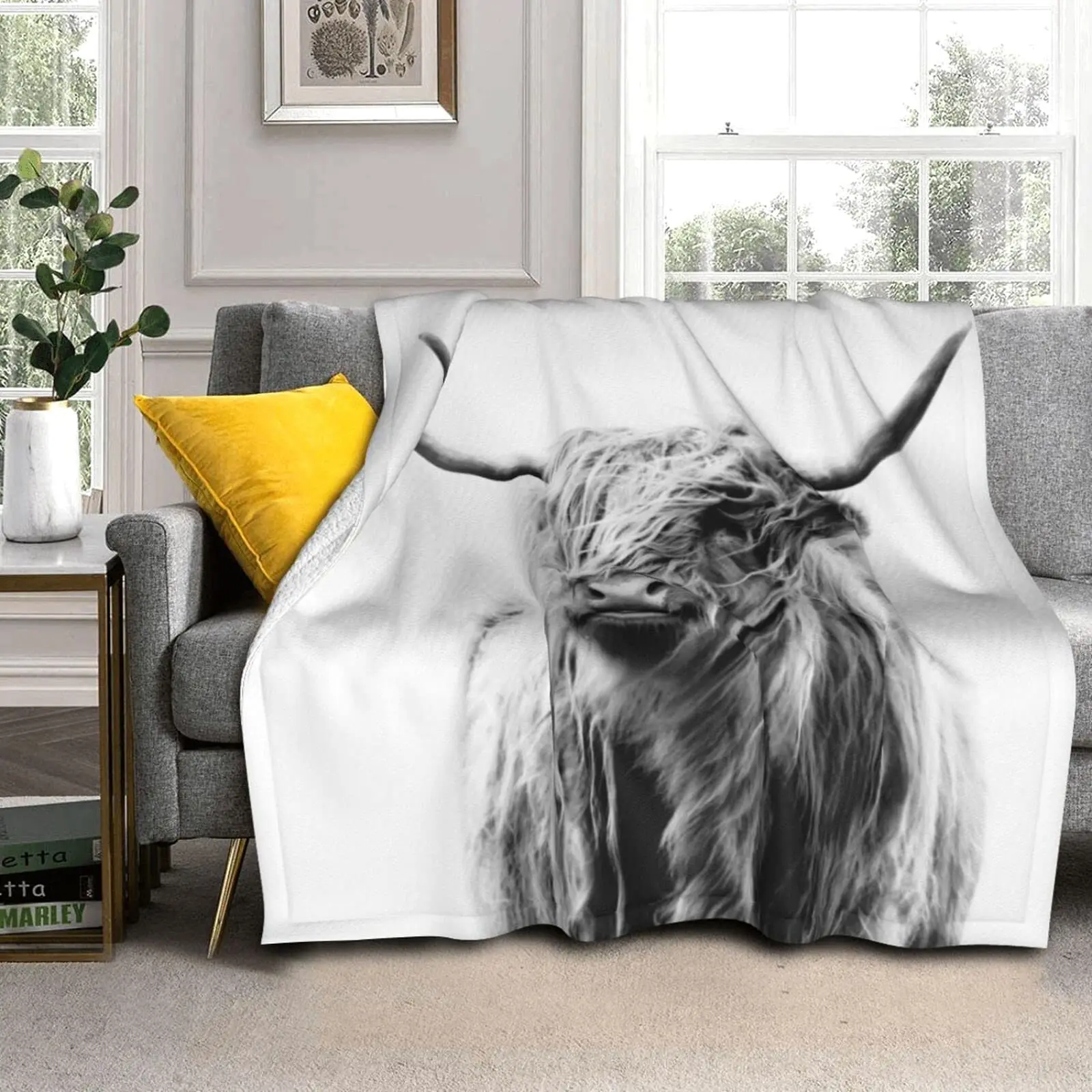 Highland Cow Blanket Animal Be – Highland Home Textiles Bewertung und Preis