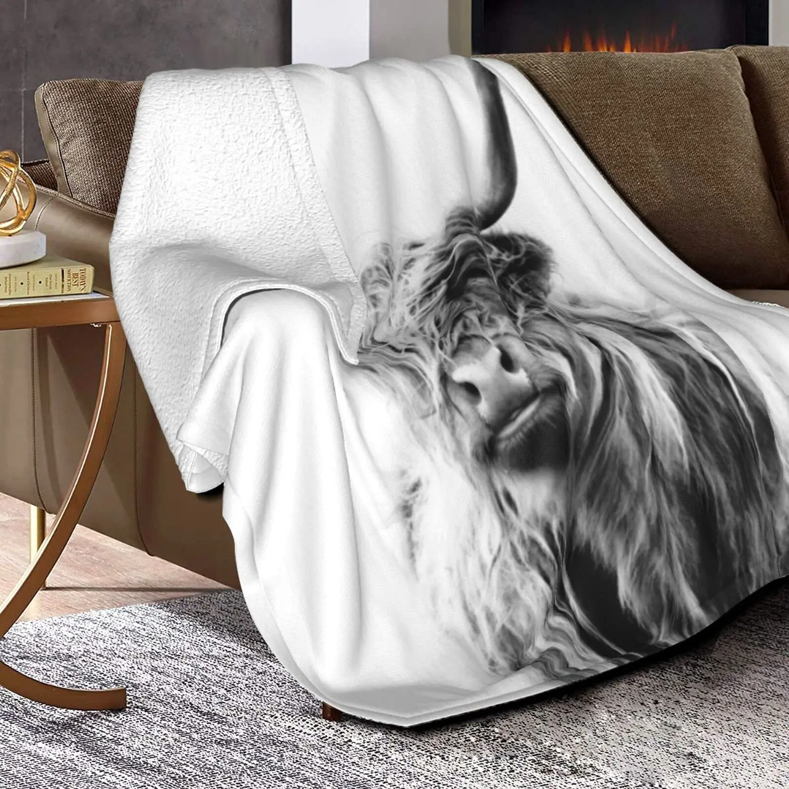 Highland Cow Blanket Animal Be – Highland Home Textiles Bewertung und Preis