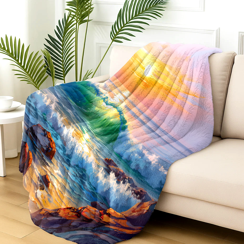 Inspiration Ocean Sunrise Patt – Sunrise Home Textiles & Apparel Bewertung und Preis