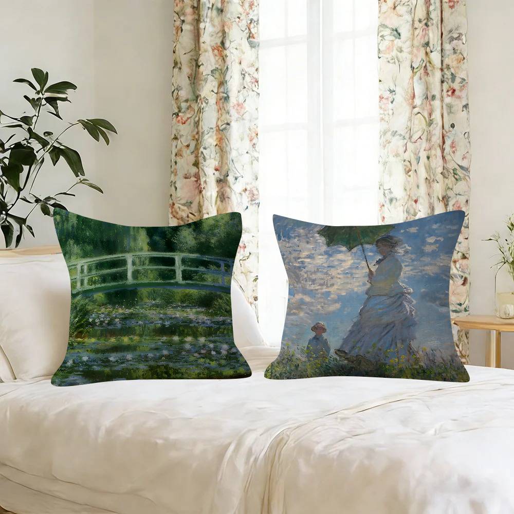 Art Claude Monet Sunrise   Pil – Sunrise Home Textiles & Apparel Bewertung und Preis