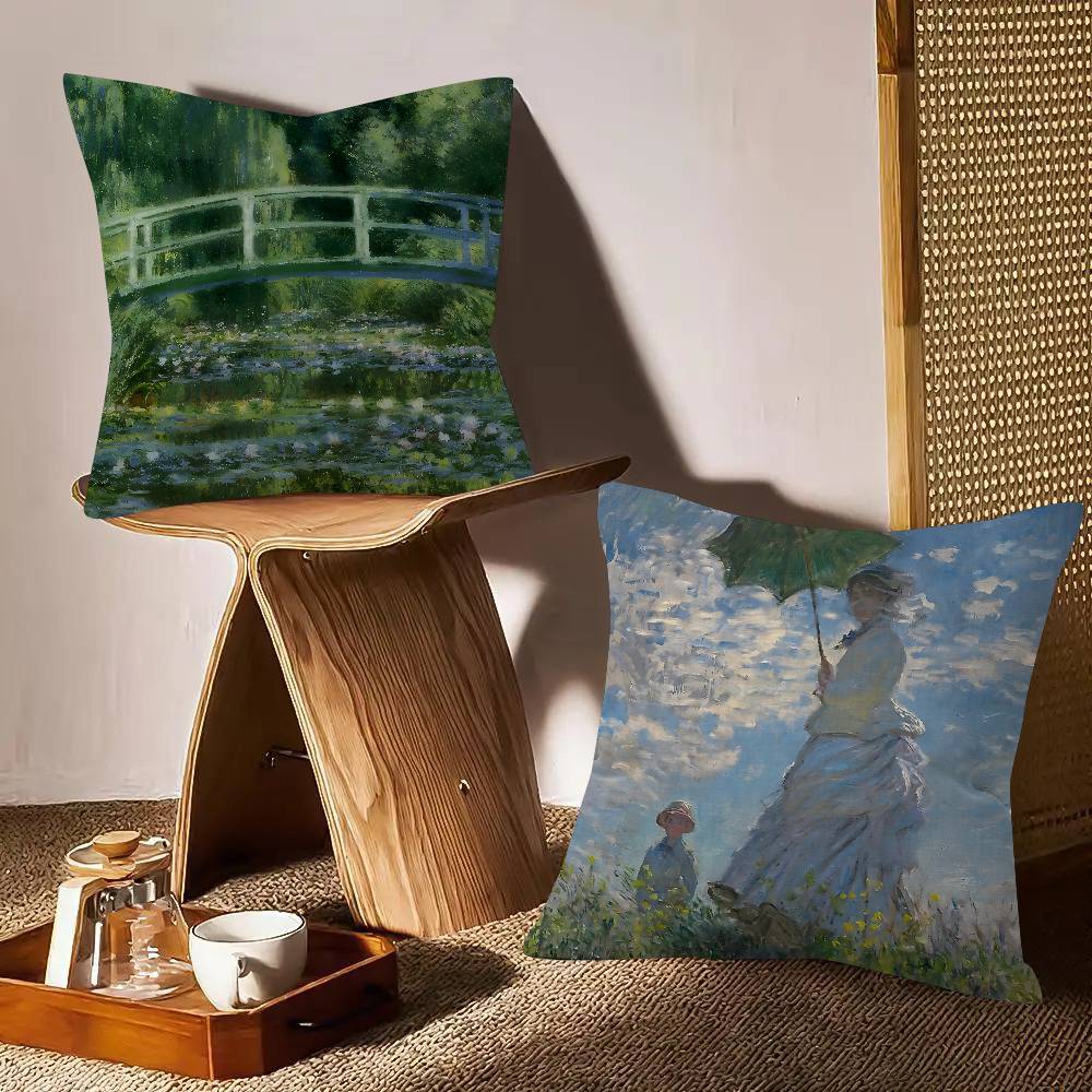 Art Claude Monet Sunrise   Pil – Sunrise Home Textiles & Apparel Bewertung und Preis