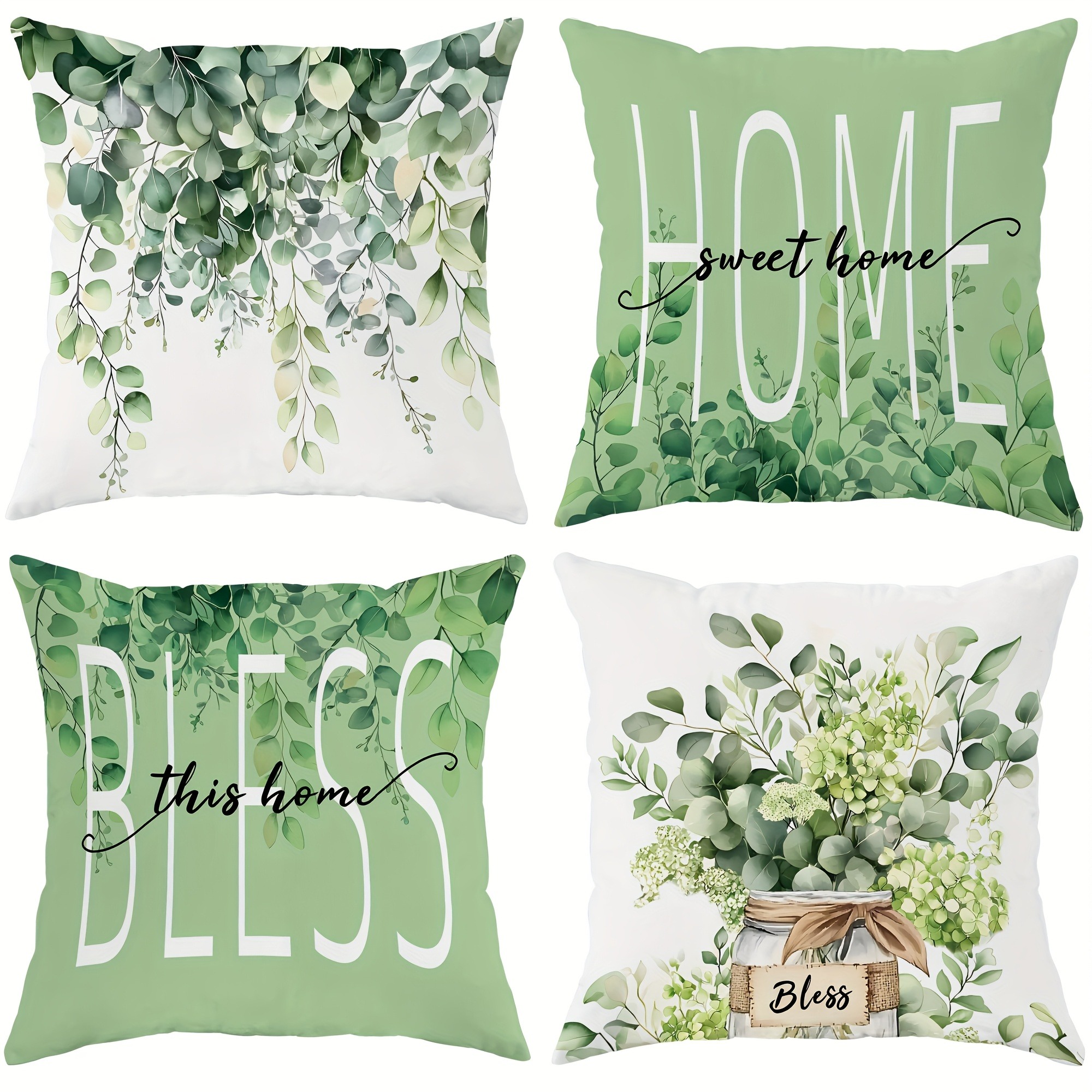 Eucalyptus - Inspired Pillow C – Your Home Textiles Bewertung und Preis
