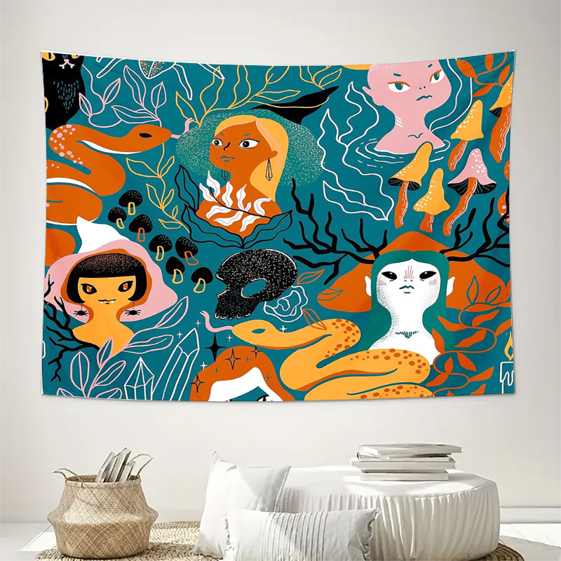 Dreamy Forest Tapestry Wall Ha – Home Landing Textiles Bewertung und Preis