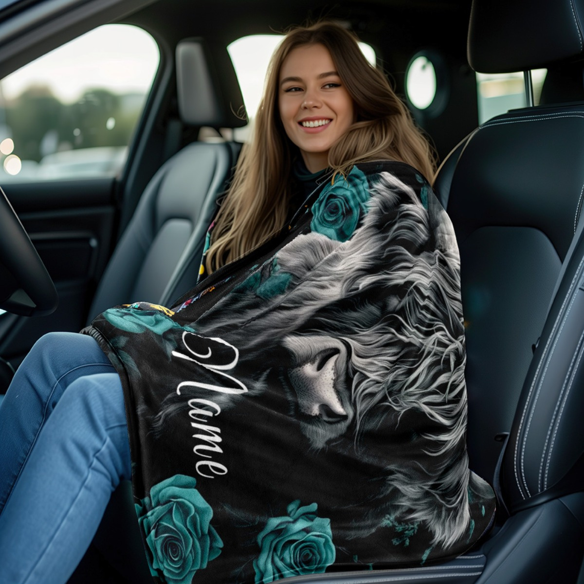 Personalized Highland Cow Blan – Highland Home Textiles Bewertung und Preis