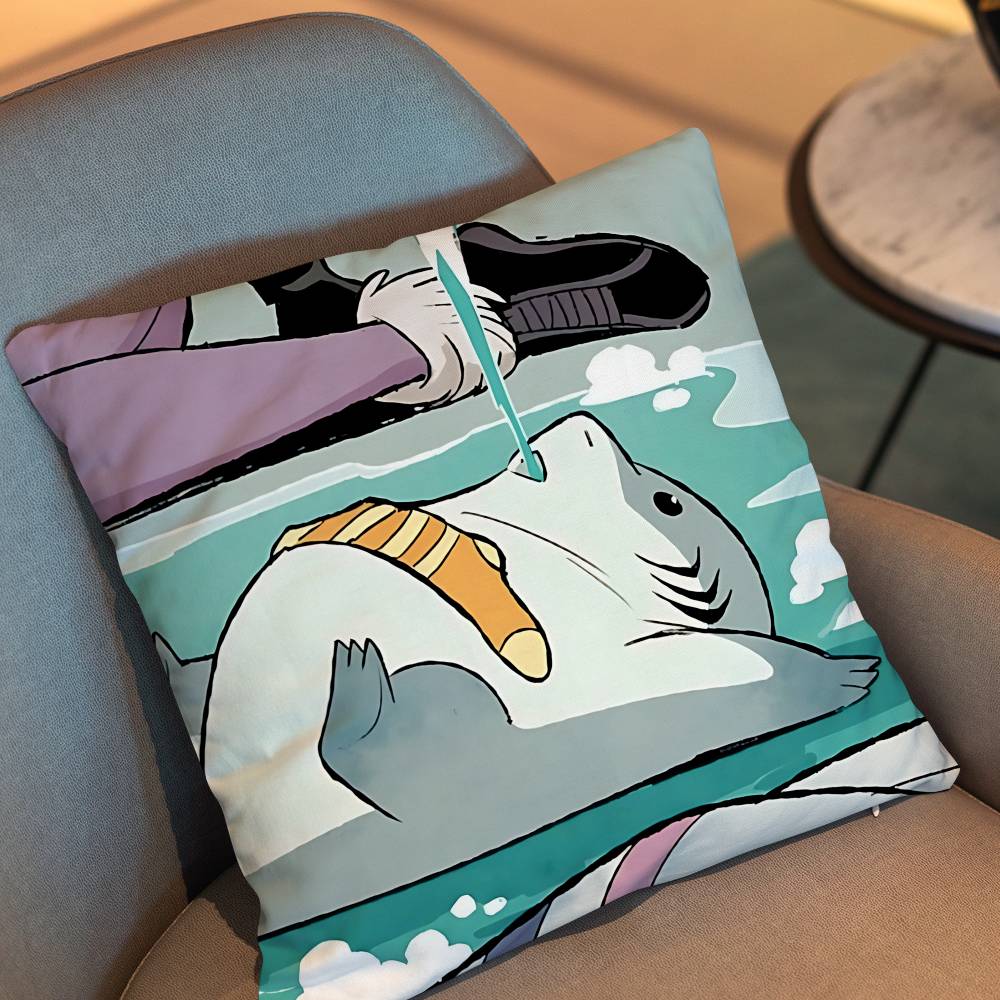 Land Shark cute Jeff Pillow Ca – Home Landing Textiles Bewertung und Preis