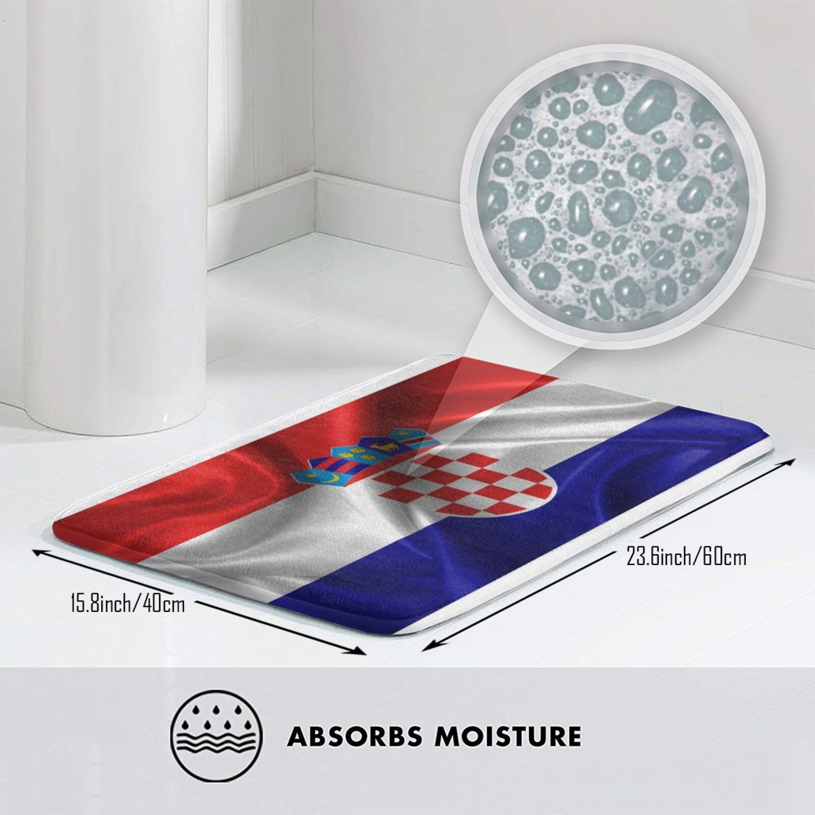 Croatia Soft Non-Slip Mat Rug  – Home Landing Textiles Bewertung und Preis