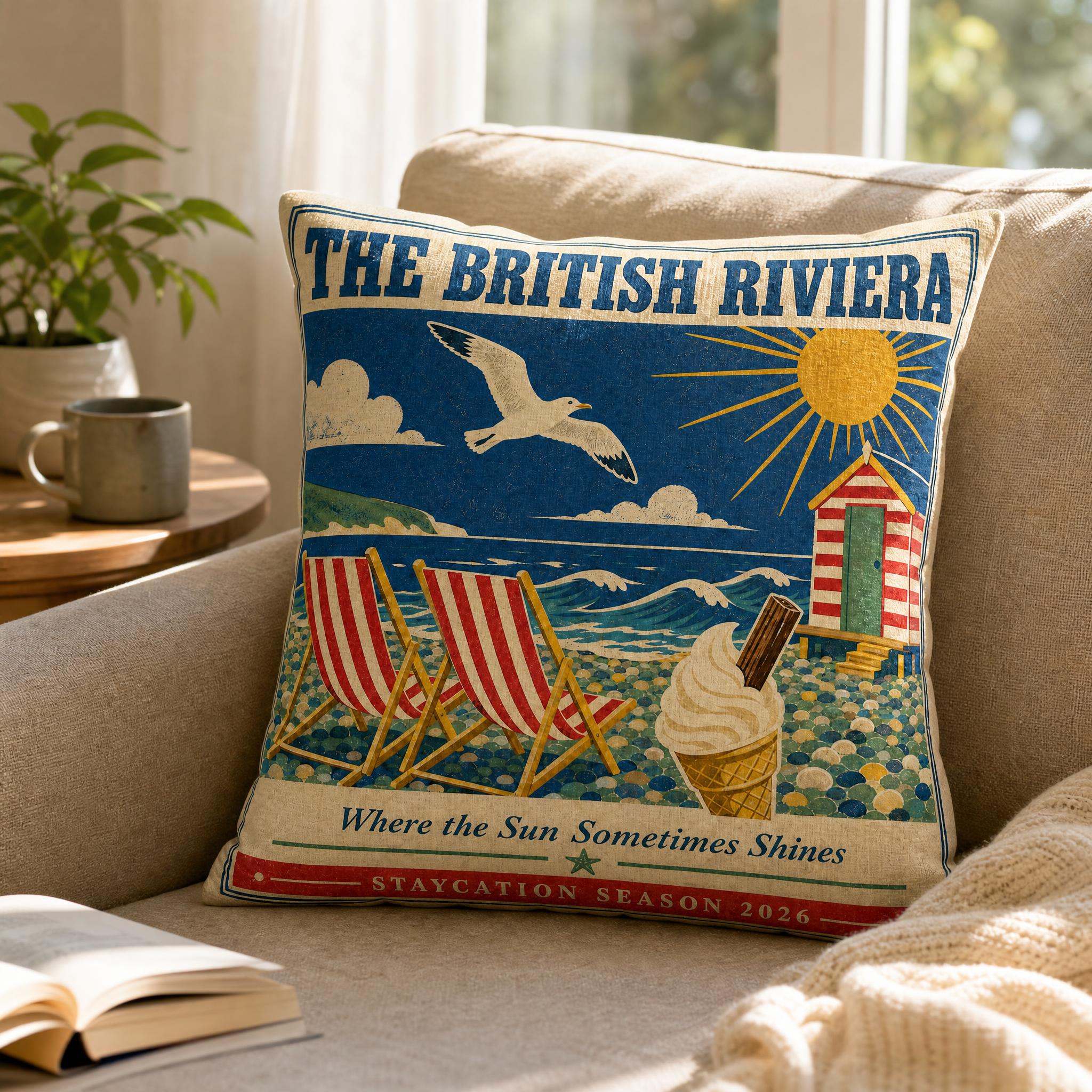 British Seaside Pillow Cover、V – Home Textiles Uk Bewertung und Preis