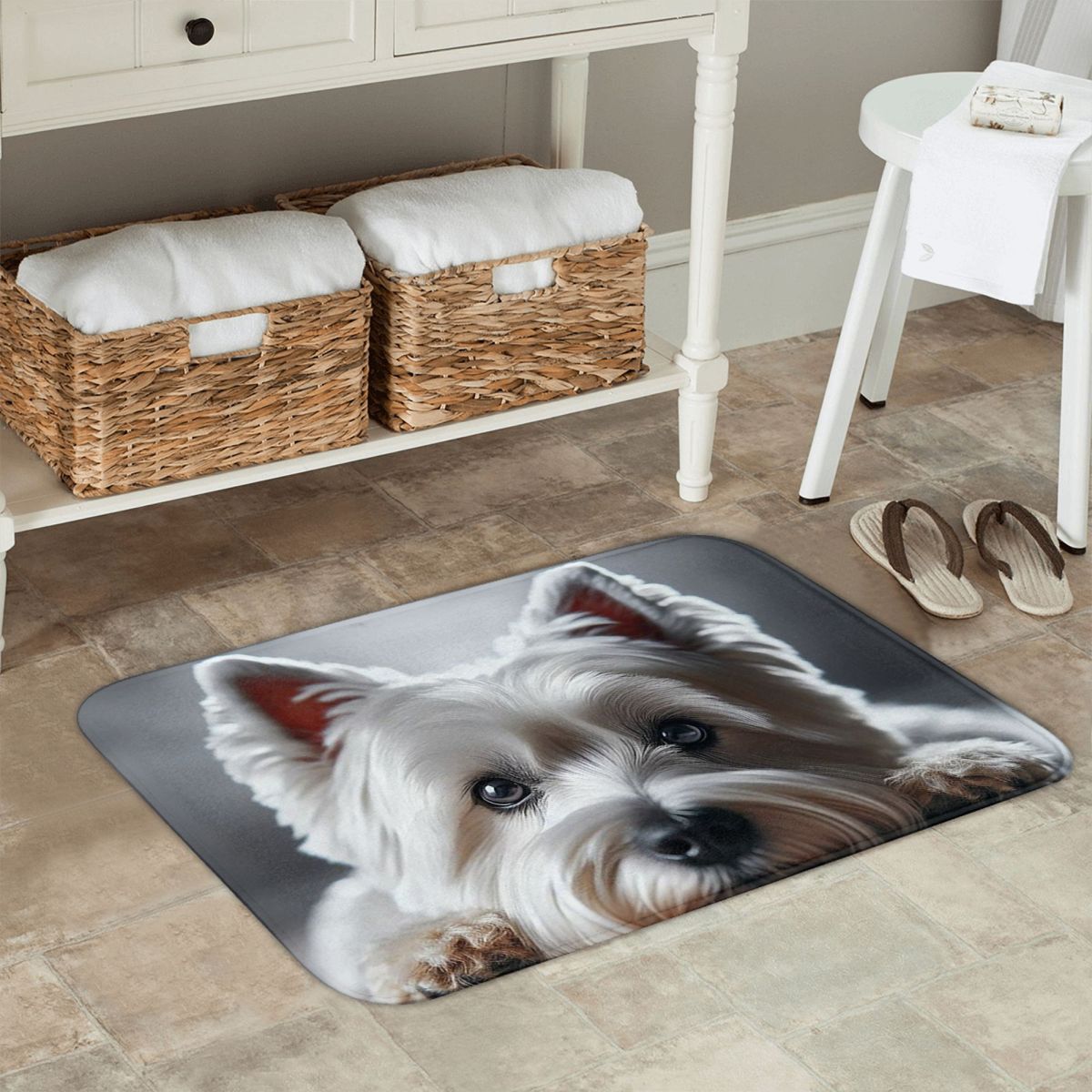 Cute West Highland White Terri – Highland Home Textiles Bewertung und Preis