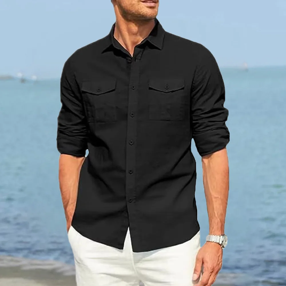 Autumn New Men's Pure Color Sh – Quilt Cotton Summer Bewertung und Preis