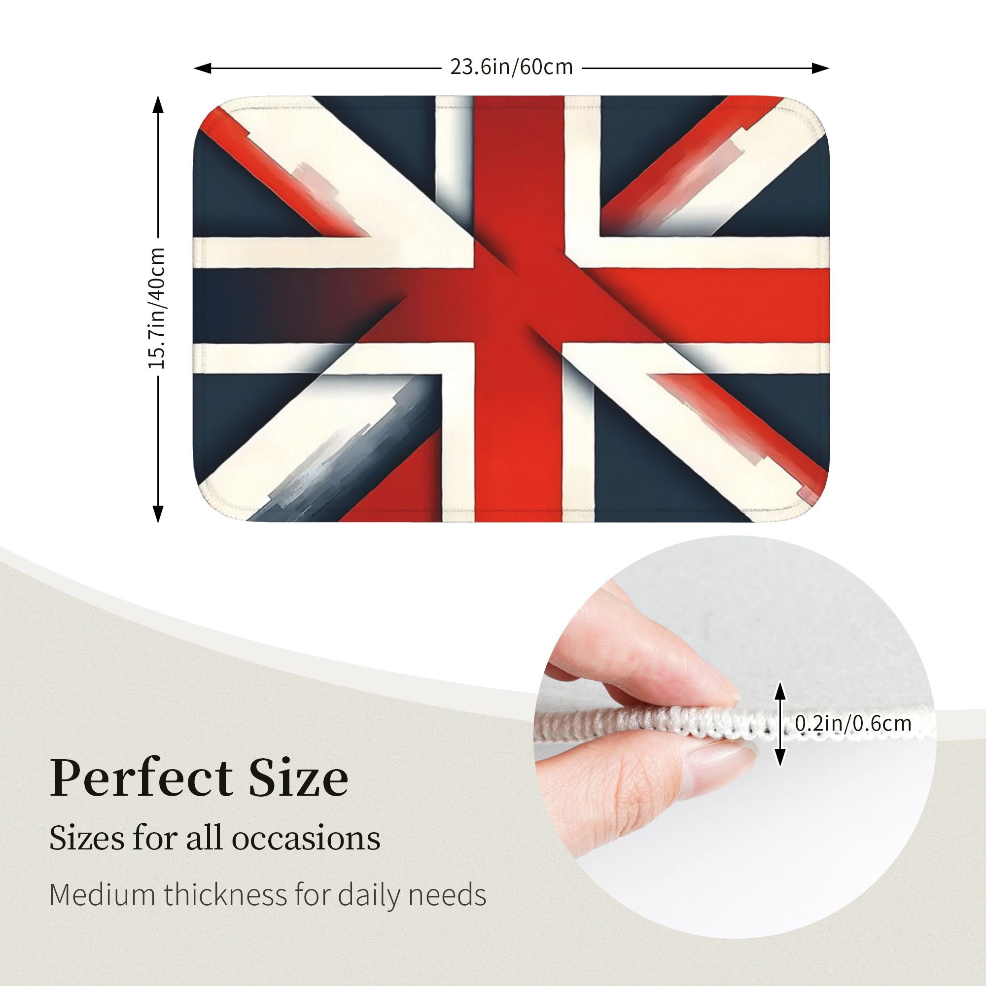 Funky Union Jack UK  flag Door – Home Textiles Uk Bewertung und Preis