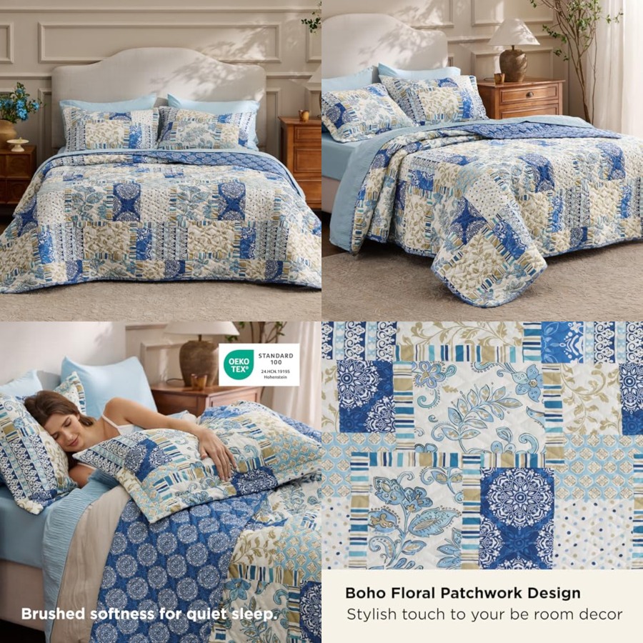 Patchwork Quilt Queen Size - S – Quilt Cotton Summer Bewertung und Preis