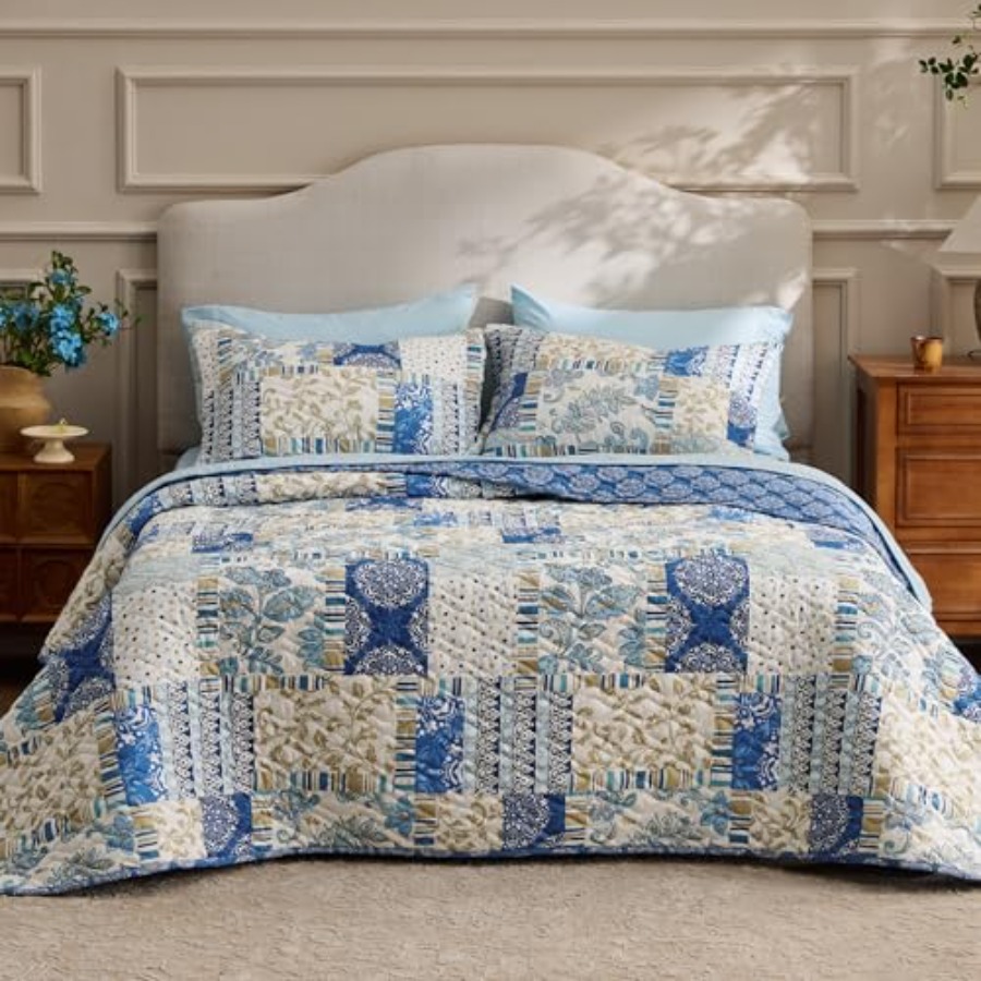 Patchwork Quilt Queen Size - S – Quilt Cotton Summer Bewertung und Preis