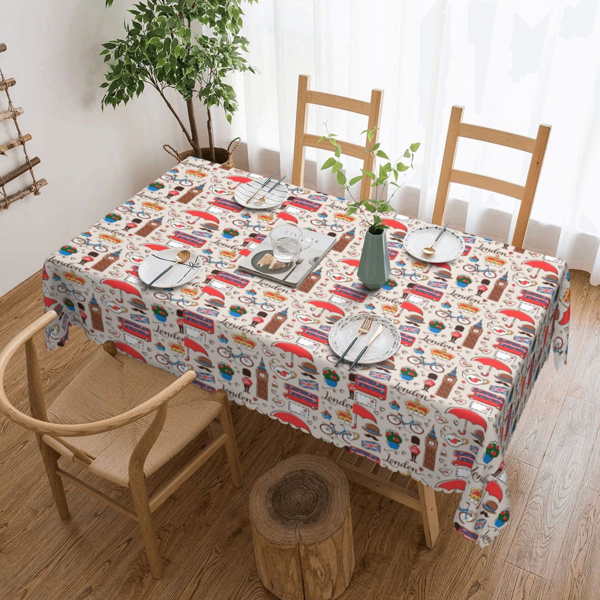 London Pattern Rectangular Tab – Home Textiles Uk Bewertung und Preis