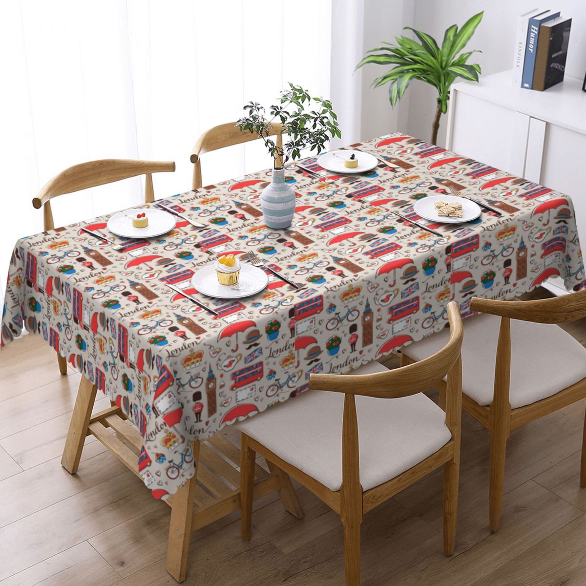 London Pattern Rectangular Tab – Home Textiles Uk Bewertung und Preis