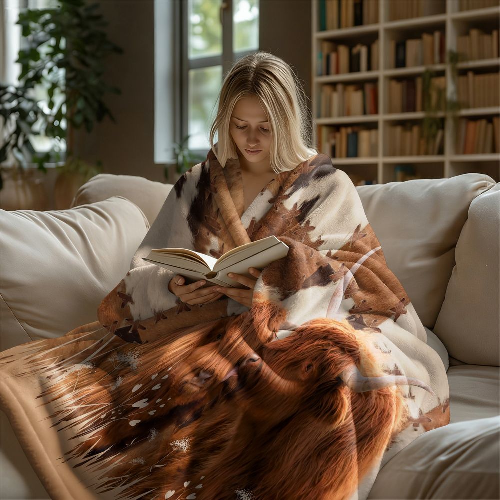Highland Cattle Digital Print  – Highland Home Textiles Bewertung und Preis