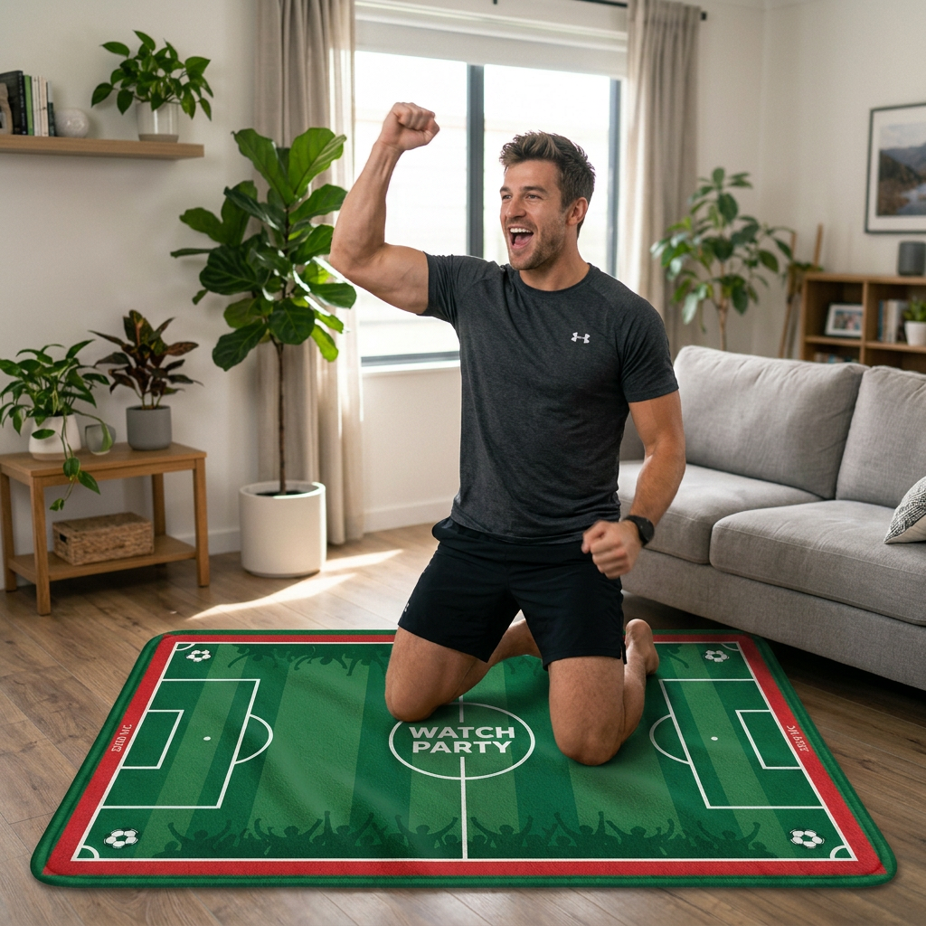 Football Field Pattern floor m – Home Textile Bewertung und Preis
