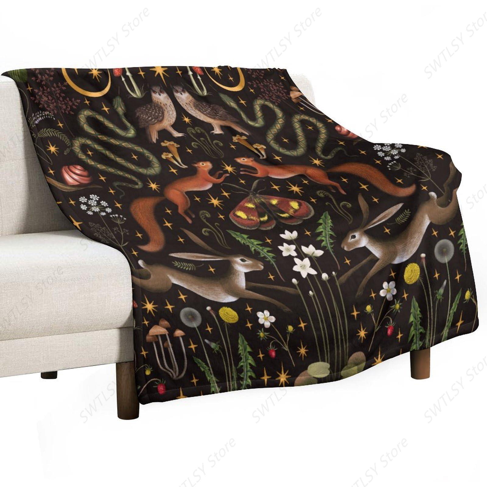 Rustic Forest Throw Blanket, F – Home Landing Textiles Bewertung und Preis