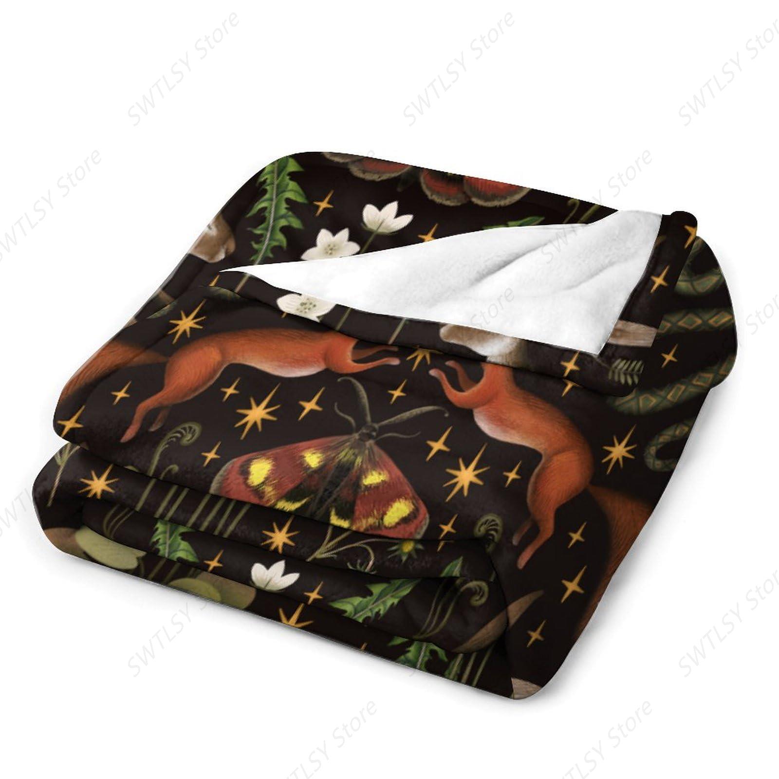 Rustic Forest Throw Blanket, F – Home Landing Textiles Bewertung und Preis