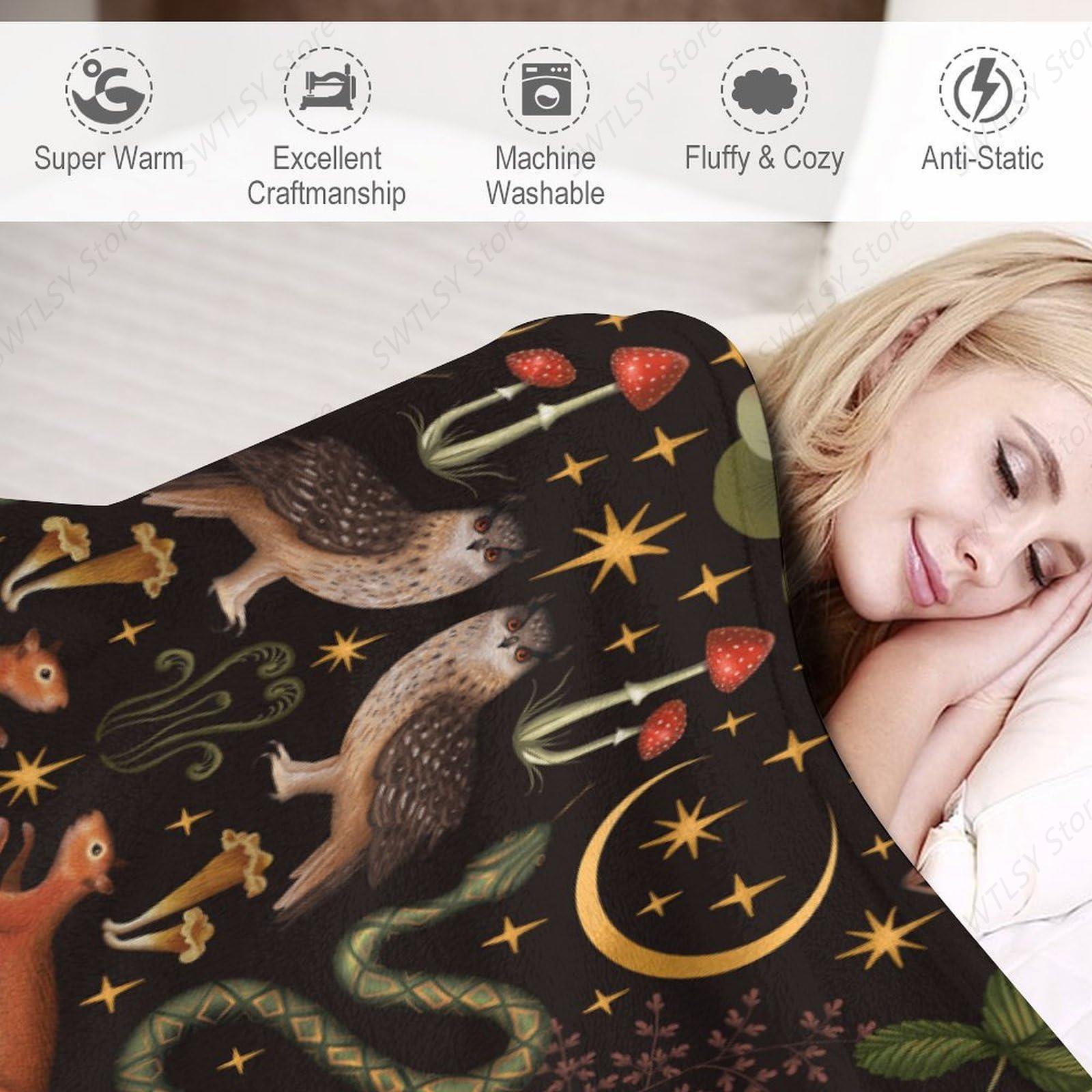 Rustic Forest Throw Blanket, F – Home Landing Textiles Bewertung und Preis