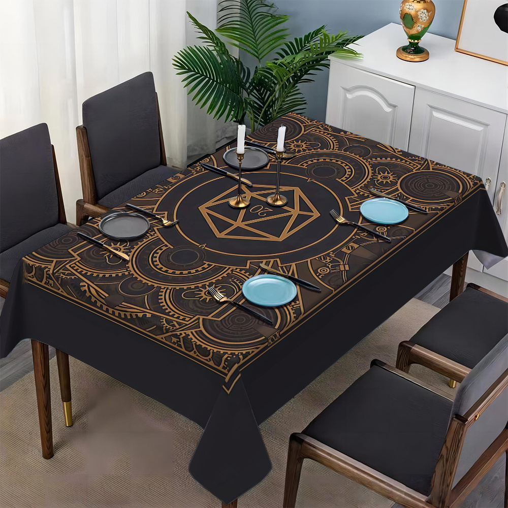 Steampunk Black Golden Gear Pa – Home Textile Bewertung und Preis