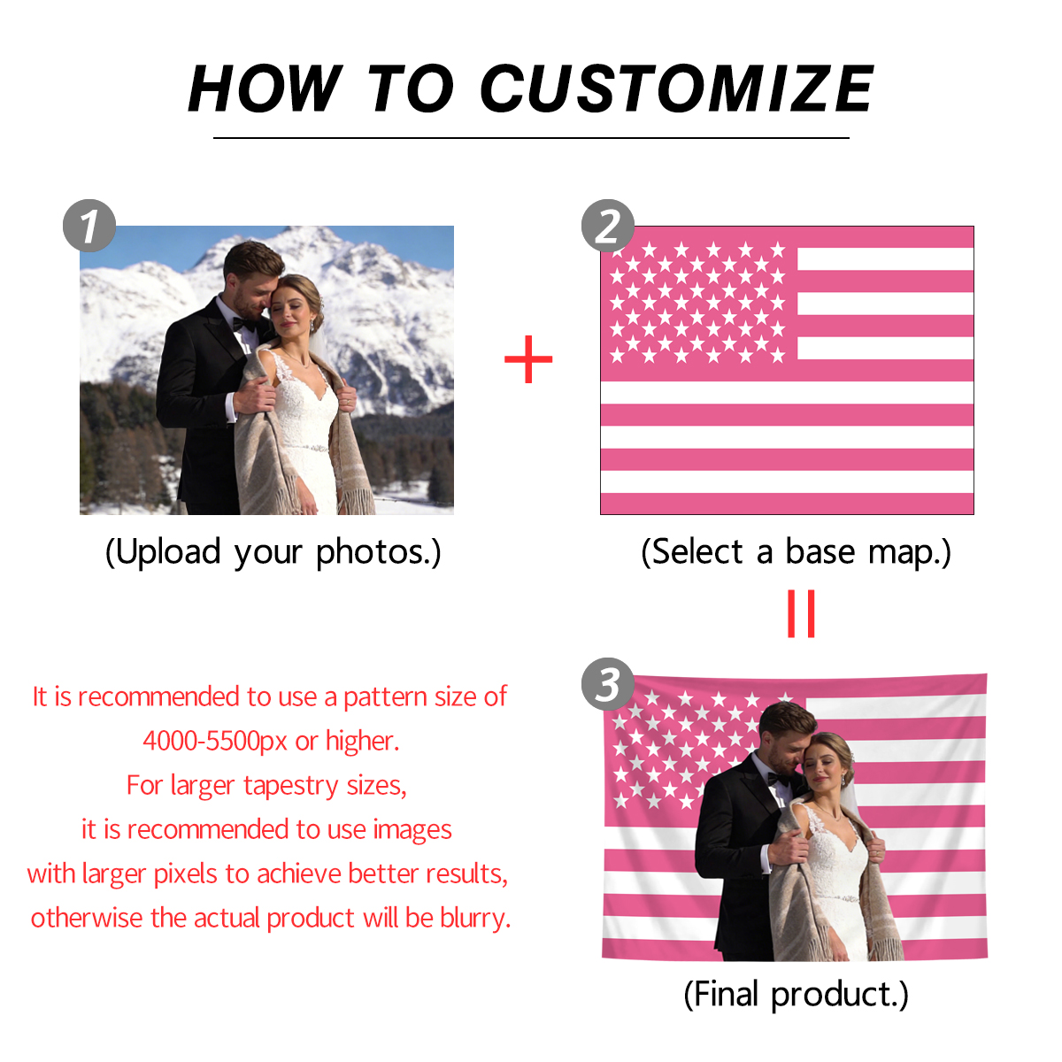 1pc Personalized photo customi – Home Textile Bewertung und Preis