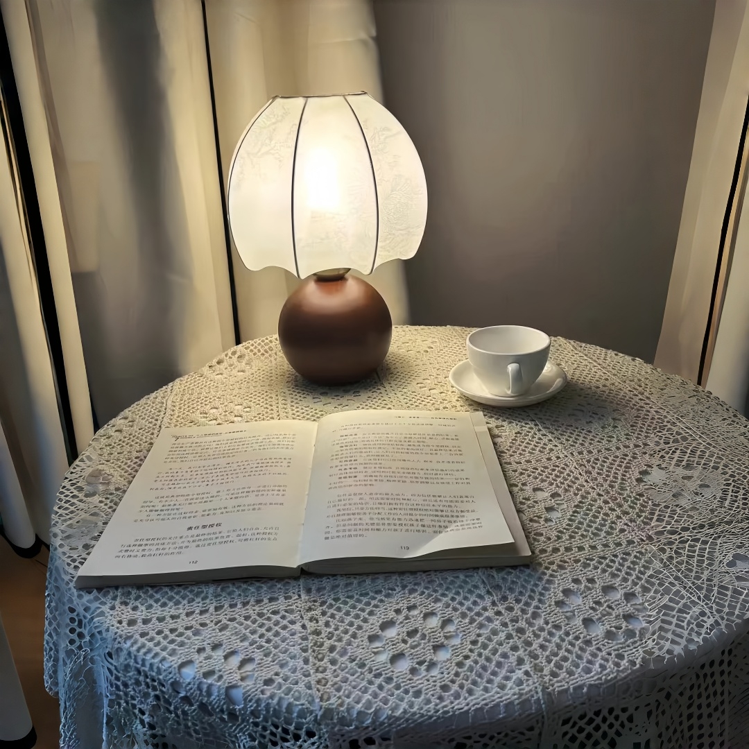 Vintage floral table lamp, med – Home Textile Bewertung und Preis