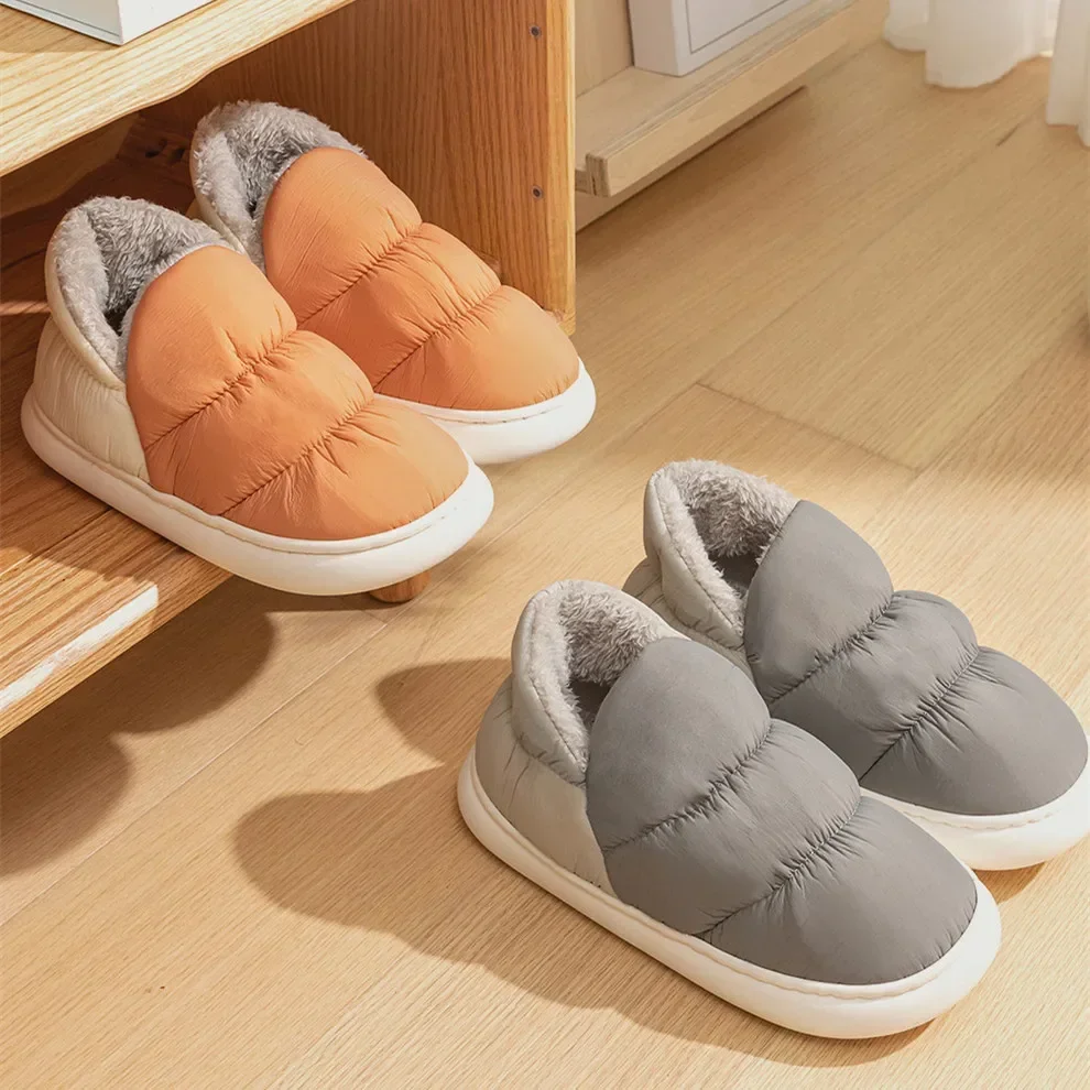 Women Men Slippers Winter Down – Home Textile Bewertung und Preis