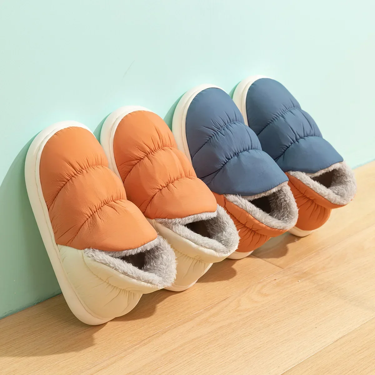 Women Men Slippers Winter Down – Home Textile Bewertung und Preis