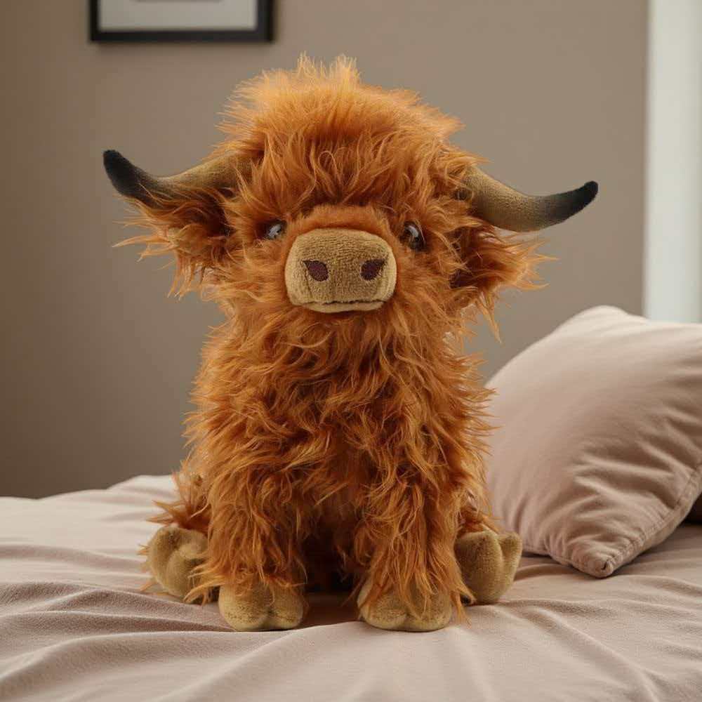 Highland Bull Simulation Plush – Highland Home Textiles Bewertung und Preis