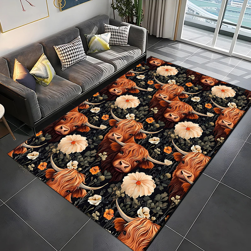 Plush Crystal Velvet Yak Print – Highland Home Textiles Bewertung und Preis