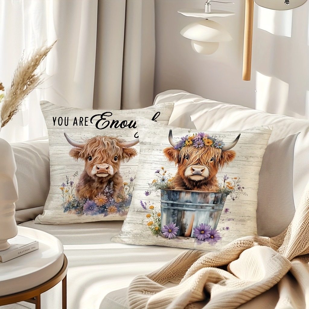 Short plush material pillowcas – Highland Home Textiles Bewertung und Preis