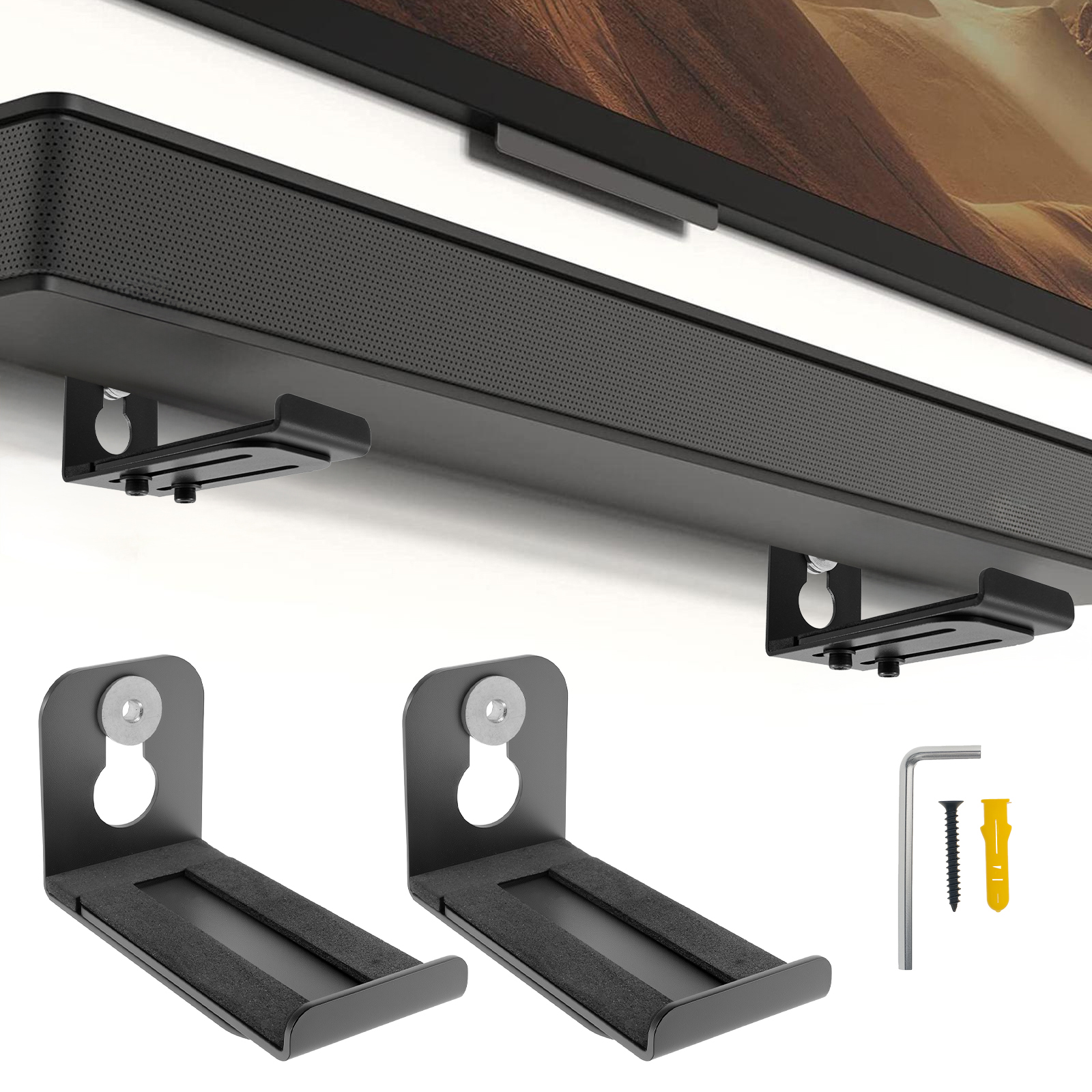 2Pcs Soundbar Speaker Stands W – Xt Home Textiles Bewertung und Preis