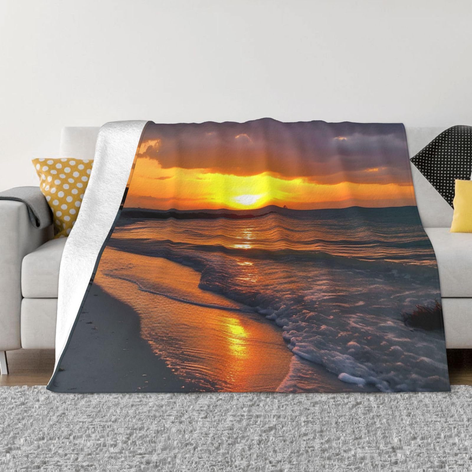 Tropical Ocean Sunrise Printed – Sunrise Home Textiles & Apparel Bewertung und Preis