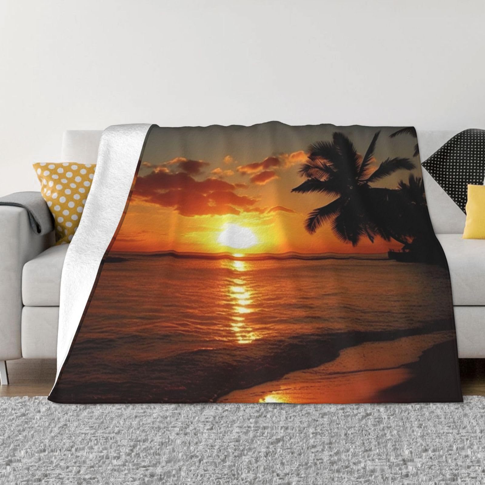 Tropical Ocean Sunrise Printed – Sunrise Home Textiles & Apparel Bewertung und Preis