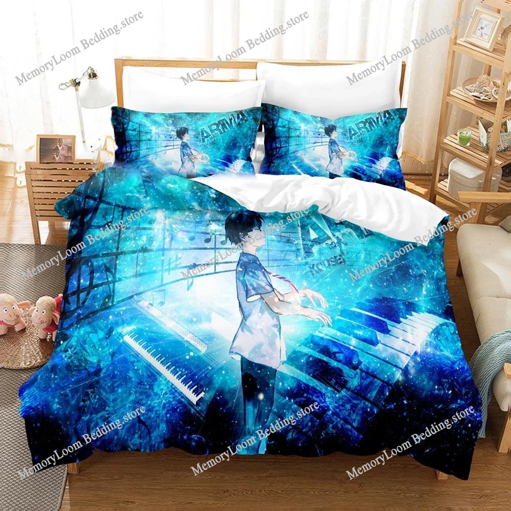 3D Anime Your Lie in April Bed – Your Home Textiles Bewertung und Preis