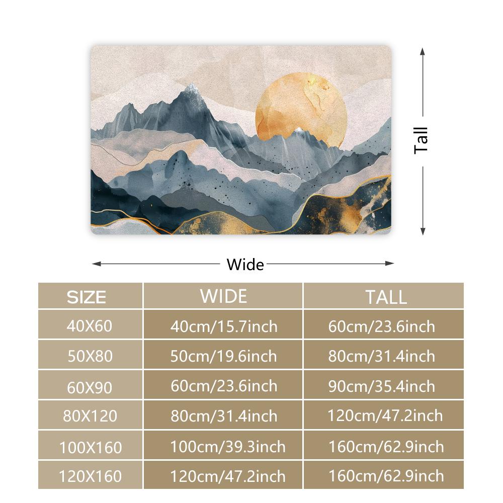 Mountain Land Floor Mat Bedroo – Home Landing Textiles Bewertung und Preis
