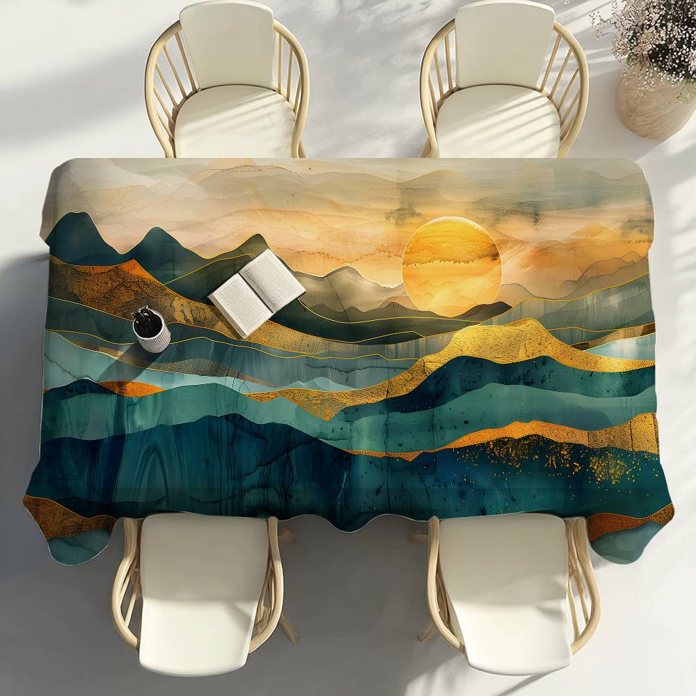 Mountain Land Table Cloth Part – Home Landing Textiles Bewertung und Preis