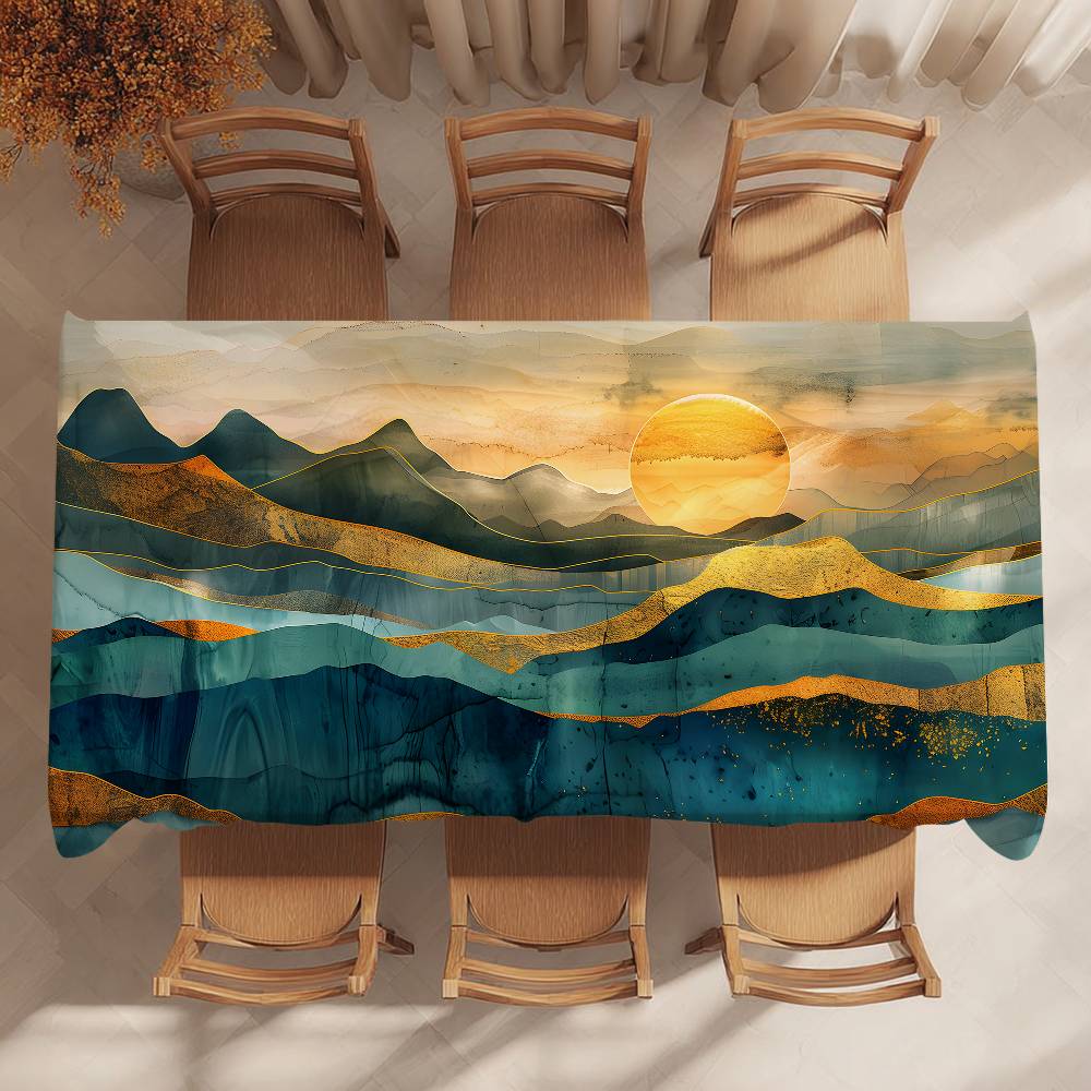 Mountain Land Table Cloth Part – Home Landing Textiles Bewertung und Preis